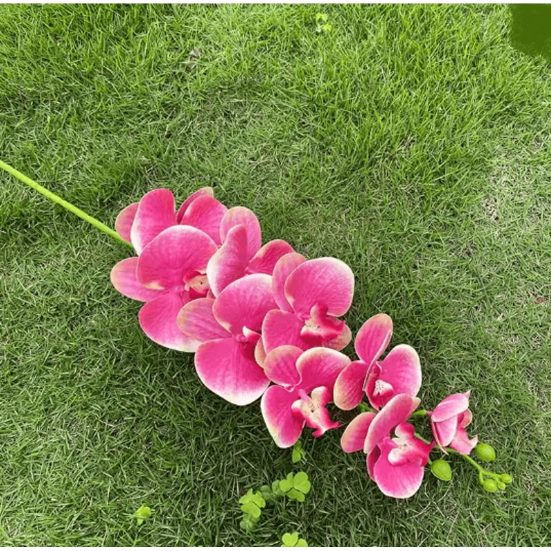 Hot Pink Artificial Rose And Hydrangea Wedding Floral Arrangement Set 5