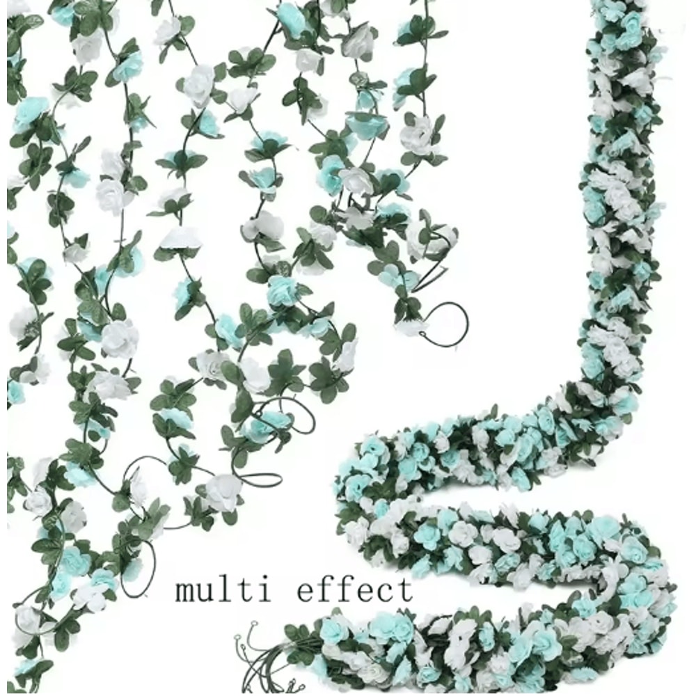 250CM Artificial Rose Vine Garland For Wedding And Home Decor 9