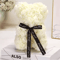 25cm Rose Teddy Bear Gift In Luxury Box Romantic Artificial Flower Bear For Her 9