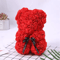 25cm Rose Teddy Bear Gift In Luxury Box Romantic Artificial Flower Bear For Her 4