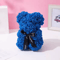 25cm Rose Teddy Bear Gift In Luxury Box Romantic Artificial Flower Bear For Her 21
