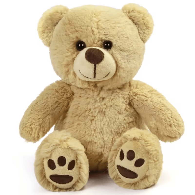 8 Inch Brown Teddy Bear Plush Toy Soft Stuffed Animal Gift For Kids 0