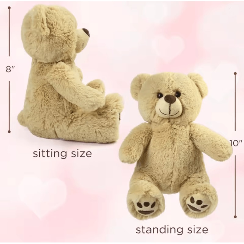 8 Inch Brown Teddy Bear Plush Toy Soft Stuffed Animal Gift For Kids 1
