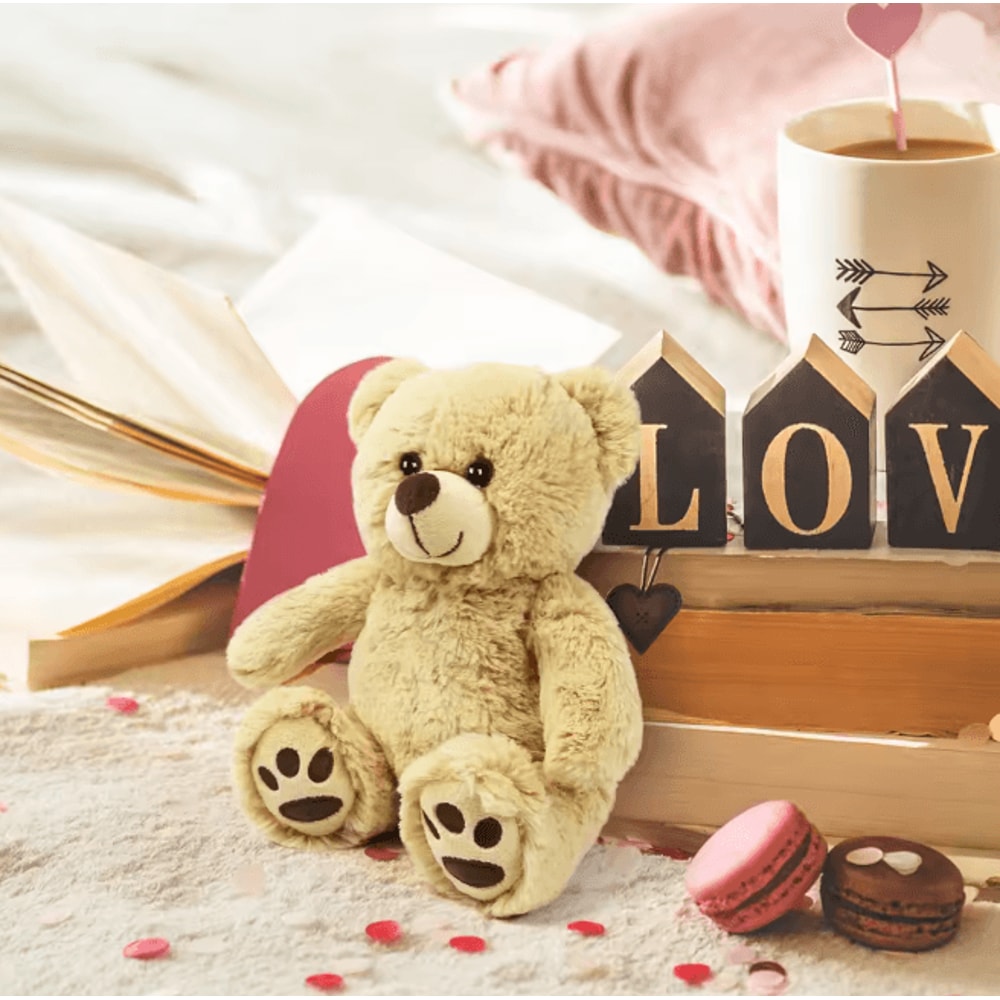 8 Inch Brown Teddy Bear Plush Toy Soft Stuffed Animal Gift For Kids 2