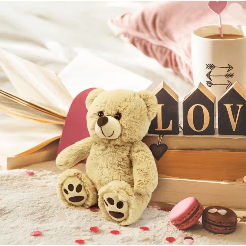 8 Inch Brown Teddy Bear Plush Toy Soft Stuffed Animal Gift For Kids 2