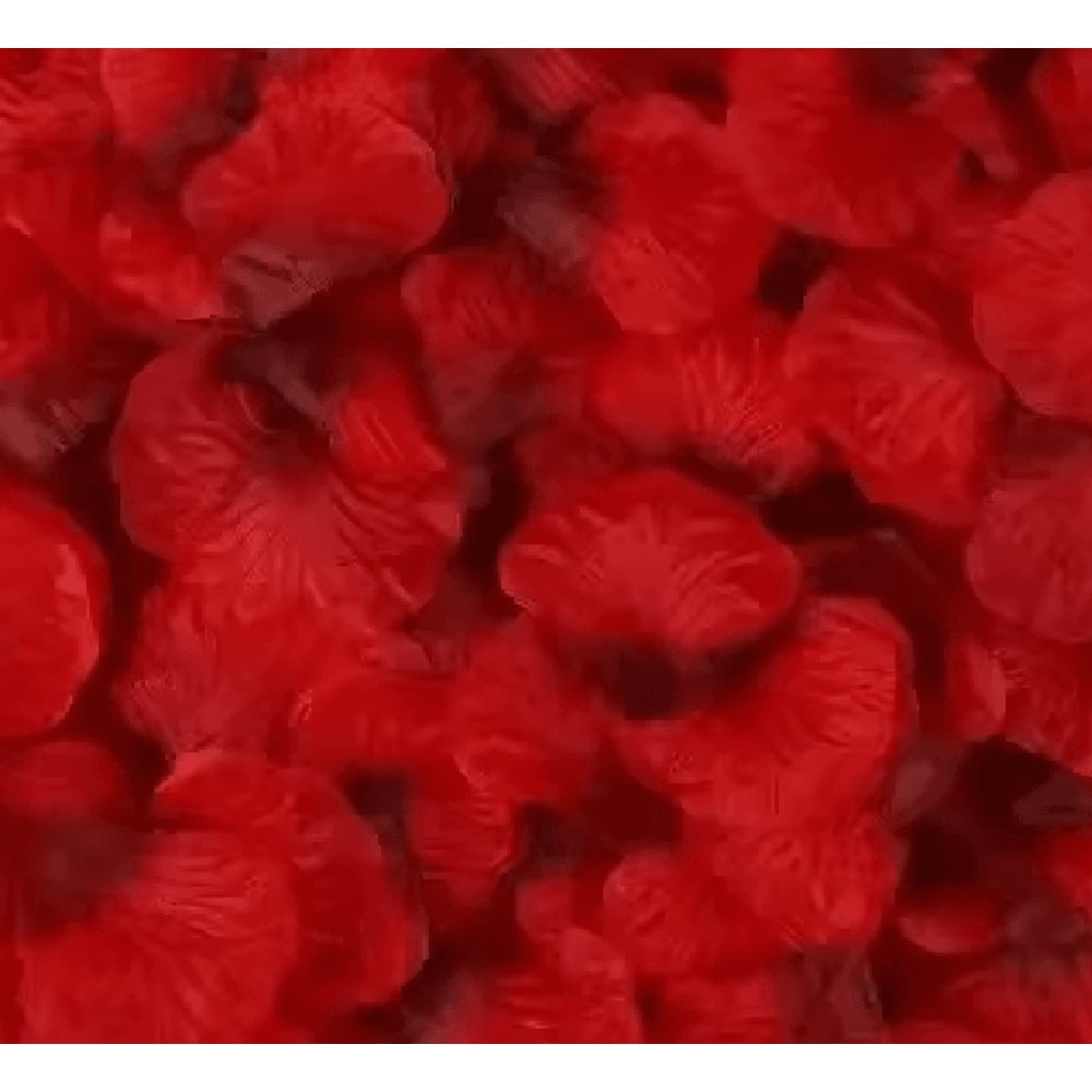 Artificial Rose Petals Red Silk Flower Petals For Romantic Wedding Decor 11