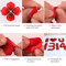 Artificial Rose Petals Red Silk Flower Petals For Romantic Wedding Decor 1
