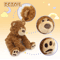 Fluffy Brown Teddy Bear Plush Doll Curly Fur Stuffed Bear Gift For Kids 2