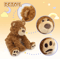 Fluffy Brown Teddy Bear Plush Doll Curly Fur Stuffed Bear Gift For Kids 2
