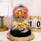 Eternal LED Light Rose In Acrylic Cover Romantic Flower Gift 9