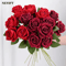 Long Stem Red Rose Artificial Flowers For Wedding And Home Decor 2