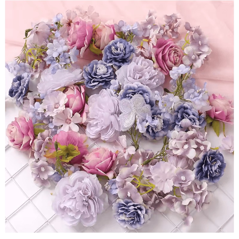 European Style Artificial Silk Rose Flowers For Wedding And DIY Decor 0