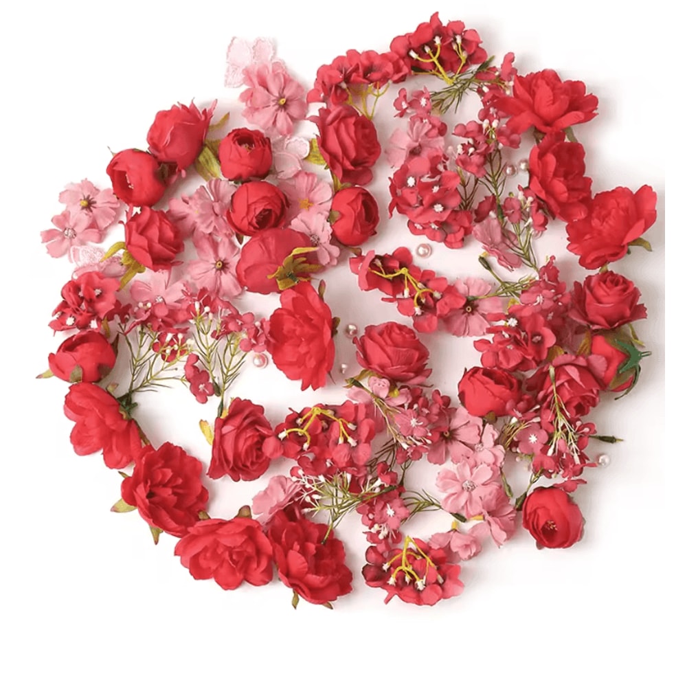 European Style Artificial Silk Rose Flowers For Wedding And DIY Decor 3