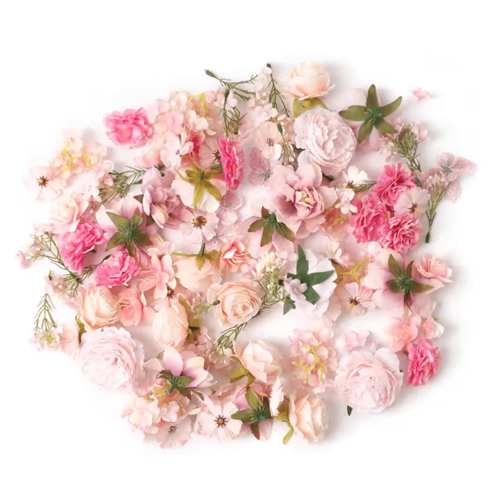 European Style Artificial Silk Rose Flowers For Wedding And DIY Decor 5