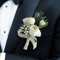 Romantic Silk Peony Rose Wedding Bouquet For Bride And Bridesmaids 1