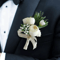 Romantic Silk Peony Rose Wedding Bouquet For Bride And Bridesmaids 1