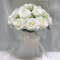 Romantic Silk Peony Rose Wedding Bouquet For Bride And Bridesmaids 2