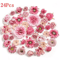 24 Piece Artificial Dahlia Flower Heads For DIY Wedding And Party Decor 4