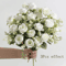 30cm Artificial Rose Bouquet With 5 Blooms And Buds For Wedding And Home Decor 8