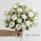30cm Artificial Rose Bouquet With 5 Blooms And Buds For Wedding And Home Decor 8