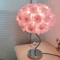 Pastoral Rose Crystal Table Lamp Romantic Heart Bedside Night Light 3