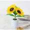 Rechargeable Sunflower LED Night Light Table Lamp For Bedroom Decor 3