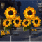Solar LED Sunflower And Rose Garden Lights Waterproof Outdoor Landscape Lamp 1