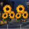 Solar LED Sunflower And Rose Garden Lights Waterproof Outdoor Landscape Lamp 1