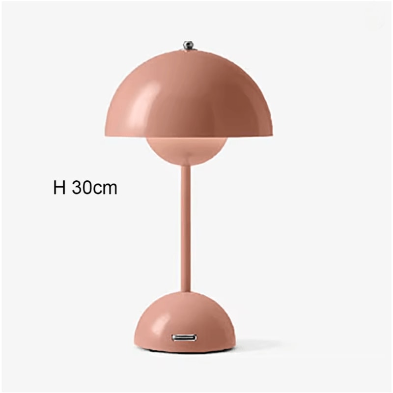 Minimalist LED Bedside Table Lamp Flower Bud Desk Light For Bedroom And Office 6