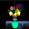 LED Night Light With Auto Sensor Rose Mushroom Plug In Lamp 3
