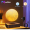 Levitating Moon Magnetic Floating Night Light 3D LED Lamp With Wooden Base 0