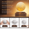 Levitating Moon Magnetic Floating Night Light 3D LED Lamp With Wooden Base 1