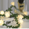 10 LED Rose Flower String Lights Battery Powered Romantic Garland 1