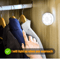 USB Rechargeable Motion Sensor LED Night Light Wireless Closet And Cabinet Lamp 1