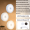 USB Rechargeable Motion Sensor LED Night Light Wireless Closet And Cabinet Lamp 4