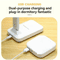 Dual Head LED Desk Lamp Foldable Dimmable USB Rechargeable Reading Light 2