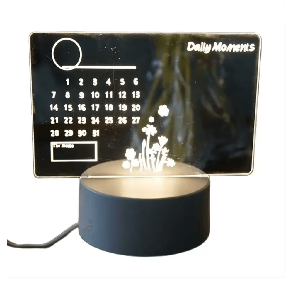 LED Handwritten Message Board Night Light USB Rechargeable Rewritable Note Lampde 2