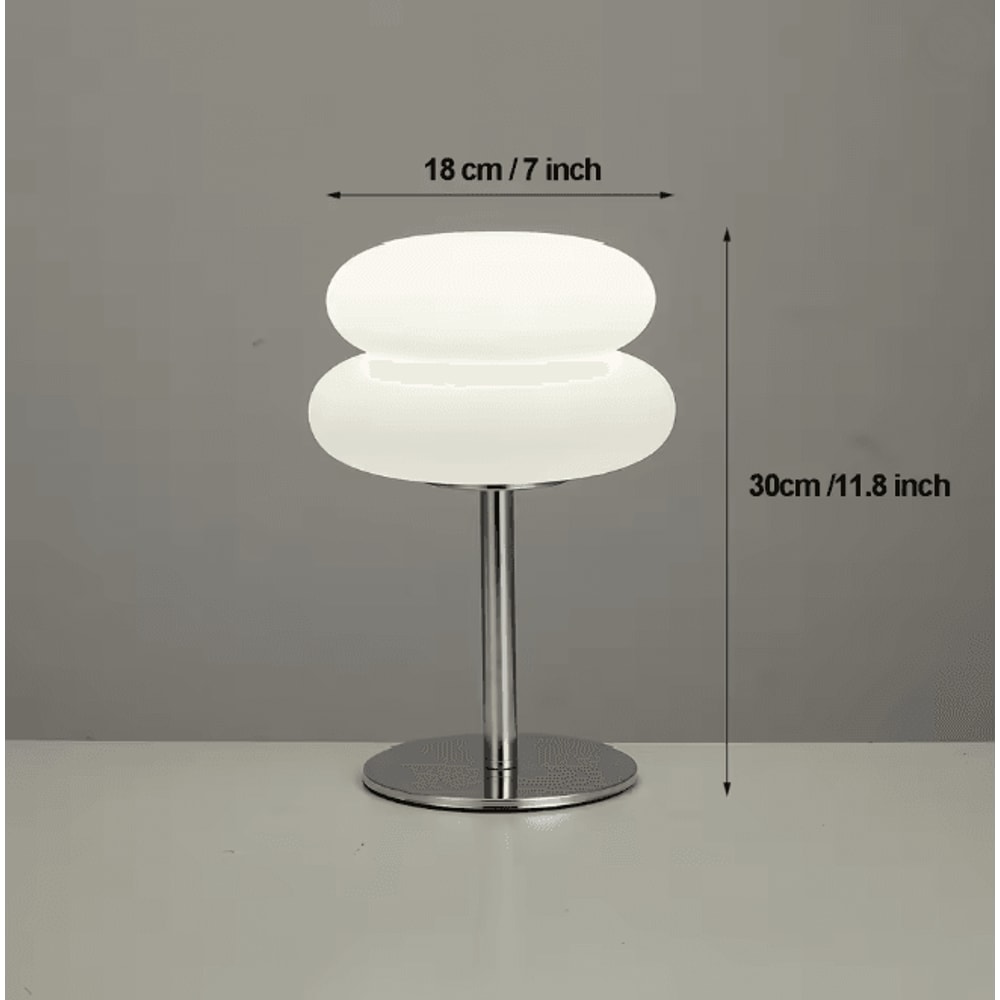 Creamy Style Bedside Table Lamp USB Plug Tri Color Dimming 3