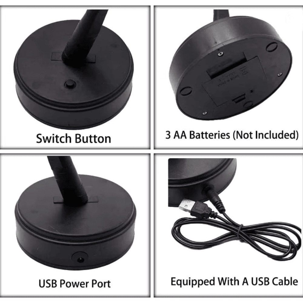 Cherry Blossom Bonsai LED Tree Night Light USB Touch Table Lamp 2