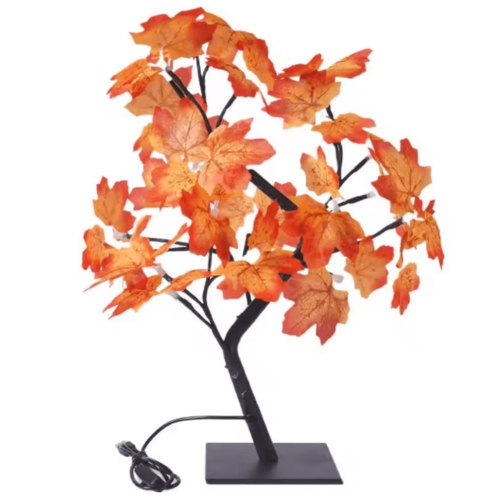 Cherry Blossom Bonsai LED Tree Night Light USB Touch Table Lamp 6