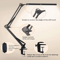 10W LED Desk Lamp With Clamp Swing Arm Dimmable Eye Caring Light 1
