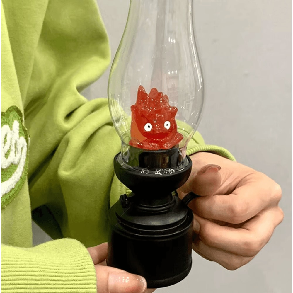 Calcifer Flameless Night Light Retro Anime Decorative Table Lamp 2