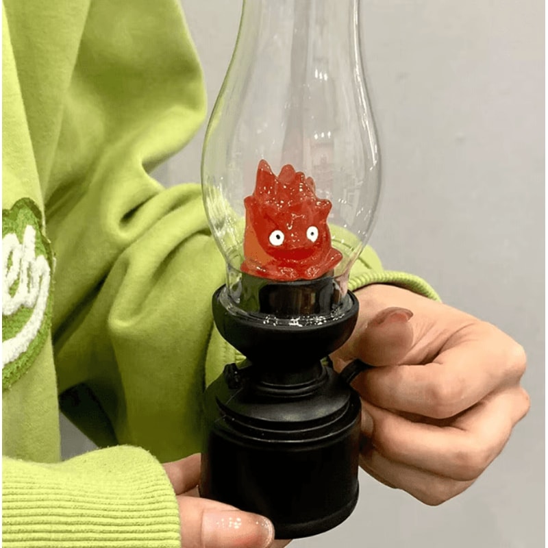 Calcifer Flameless Night Light Retro Anime Decorative Table Lamp 2