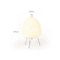 Japanese Rice Paper Table Lamp Tripod Lantern LED Desk Light 4