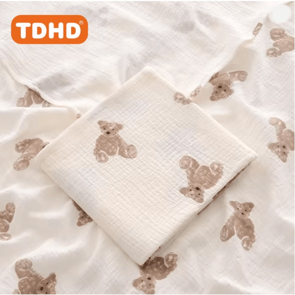 PureCloud Muslin Baby Swaddle Blanket All Season Breathable Cotton 2