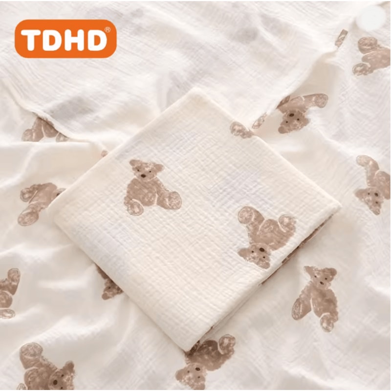 PureCloud Muslin Baby Swaddle Blanket All Season Breathable Cotton 2