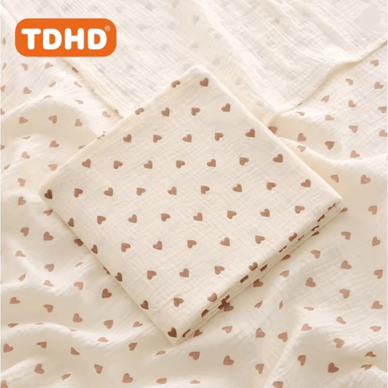 PureCloud Muslin Baby Swaddle Blanket All Season Breathable Cotton 4