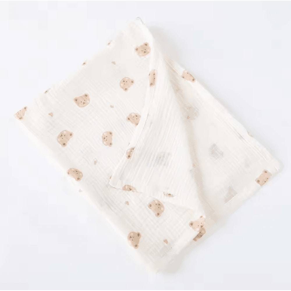 BloomSoft Cotton Swaddle Blanket Floral Muslin Baby Wrap 10