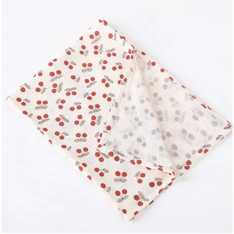 BloomSoft Cotton Swaddle Blanket Floral Muslin Baby Wrap 11