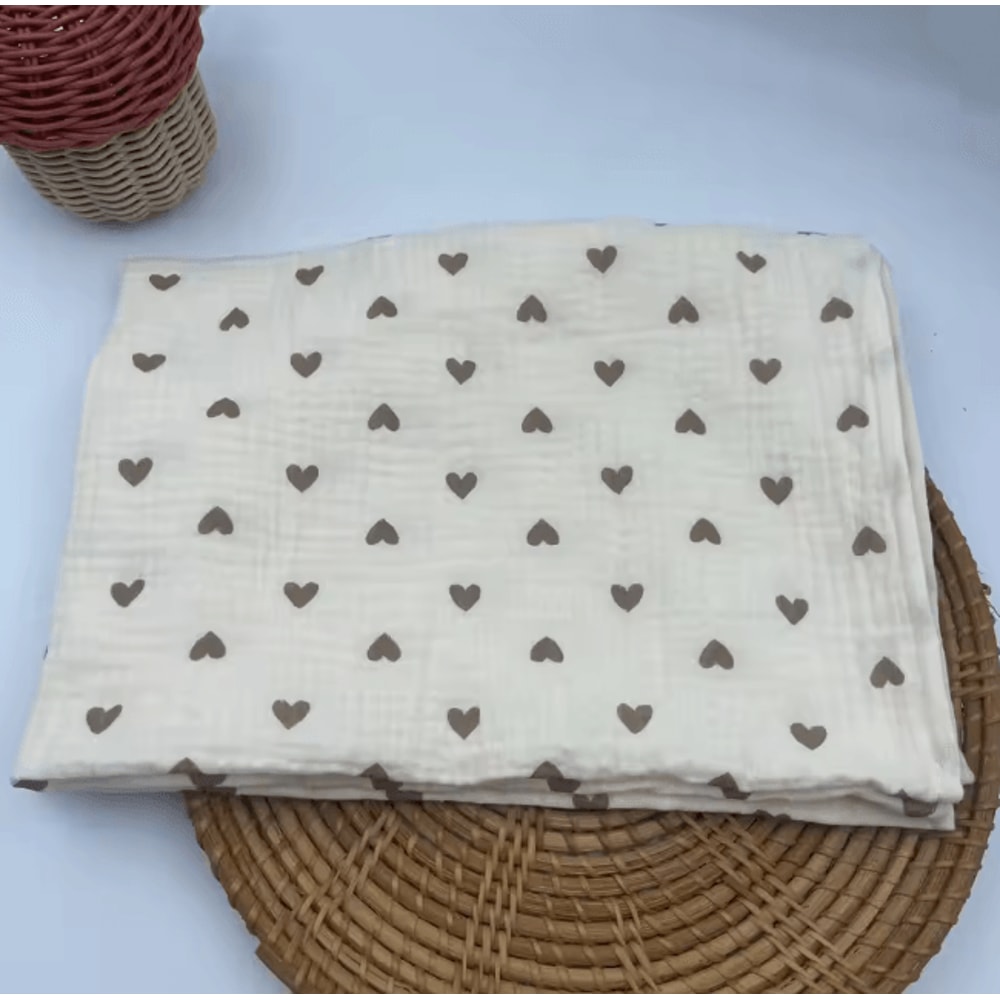 BloomSoft Cotton Swaddle Blanket Floral Muslin Baby Wrap 7